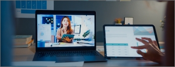 young-asia-financial-student-ladies-watching-lesson-online-studying-with-laptop-tablet-living-room-from-home-night